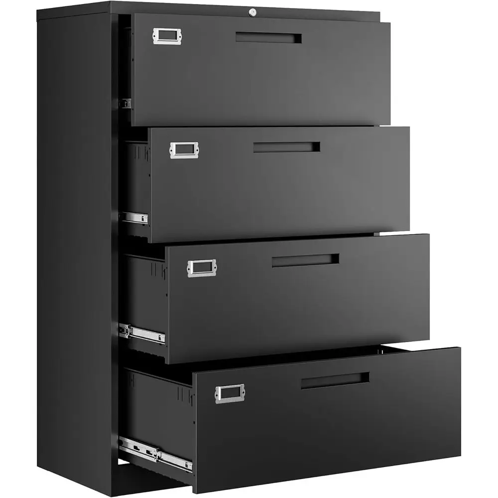 File Cabinet Lateral - Archivador Lateral Metálico con Cerradura, Apto