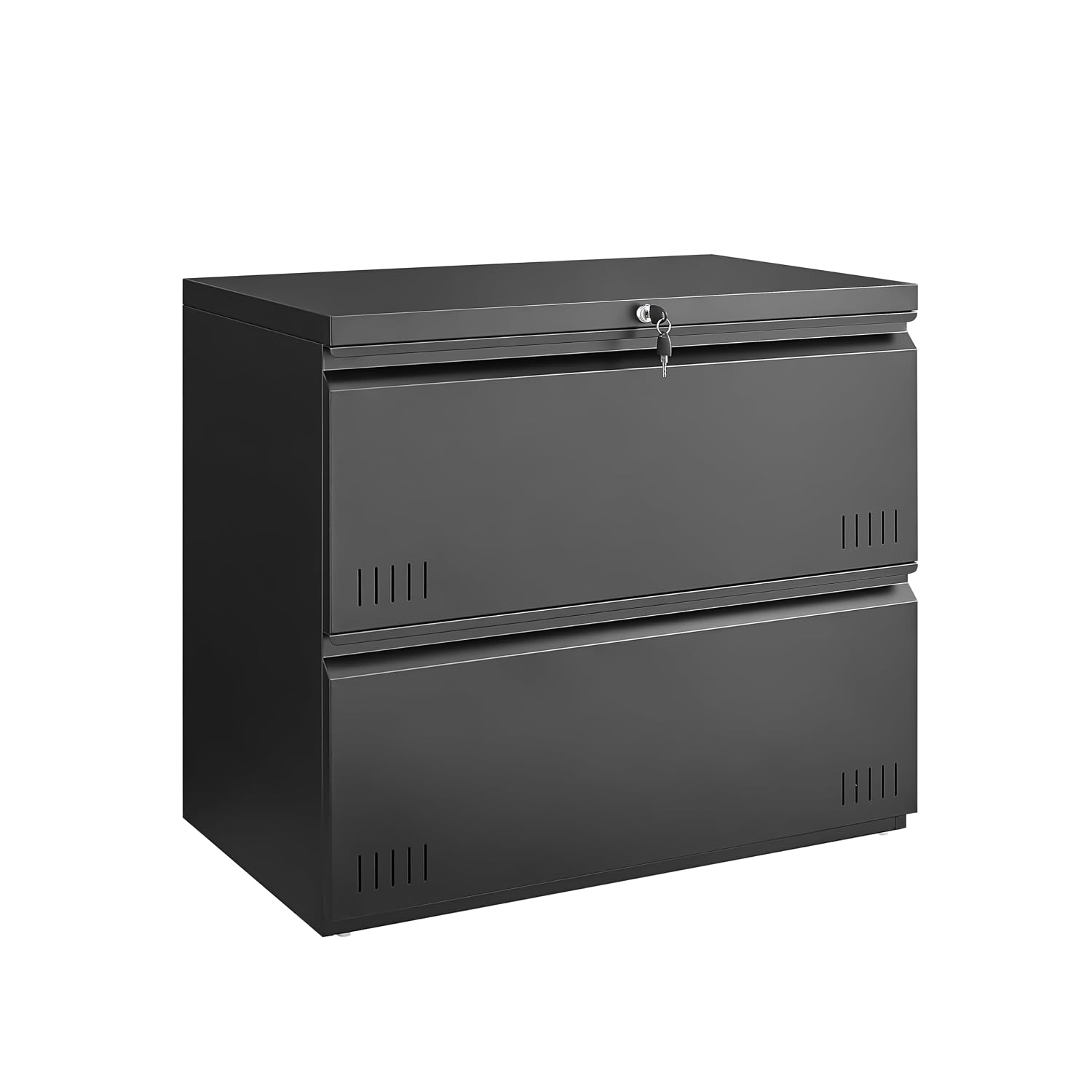 File Cabinet Lateral - Archivador lateral de 2 cajones con