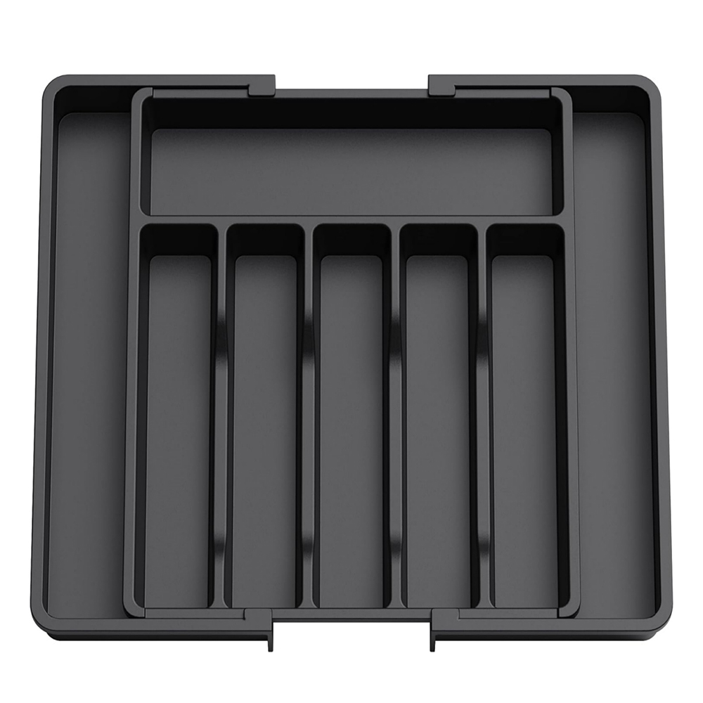 Drawer Organizer Tray - LMETJMA, cubiertos expandibles, bandeja organizadora de