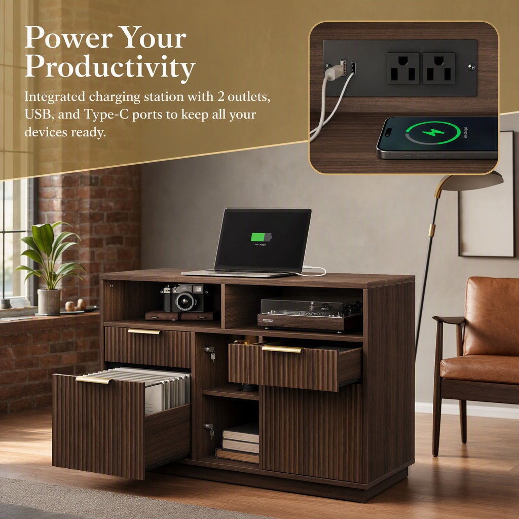 Archivador de 4 cajones, archi - File Cabinet Lateral reseña y precio