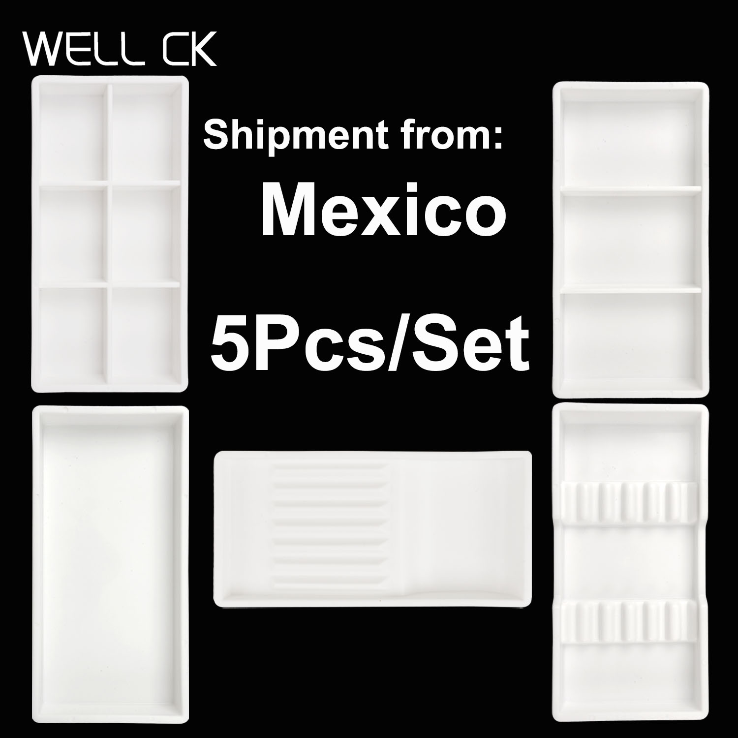 Juego de 5 Bandejas Autoclavab - Drawer Organizer Tray reseña y precio
