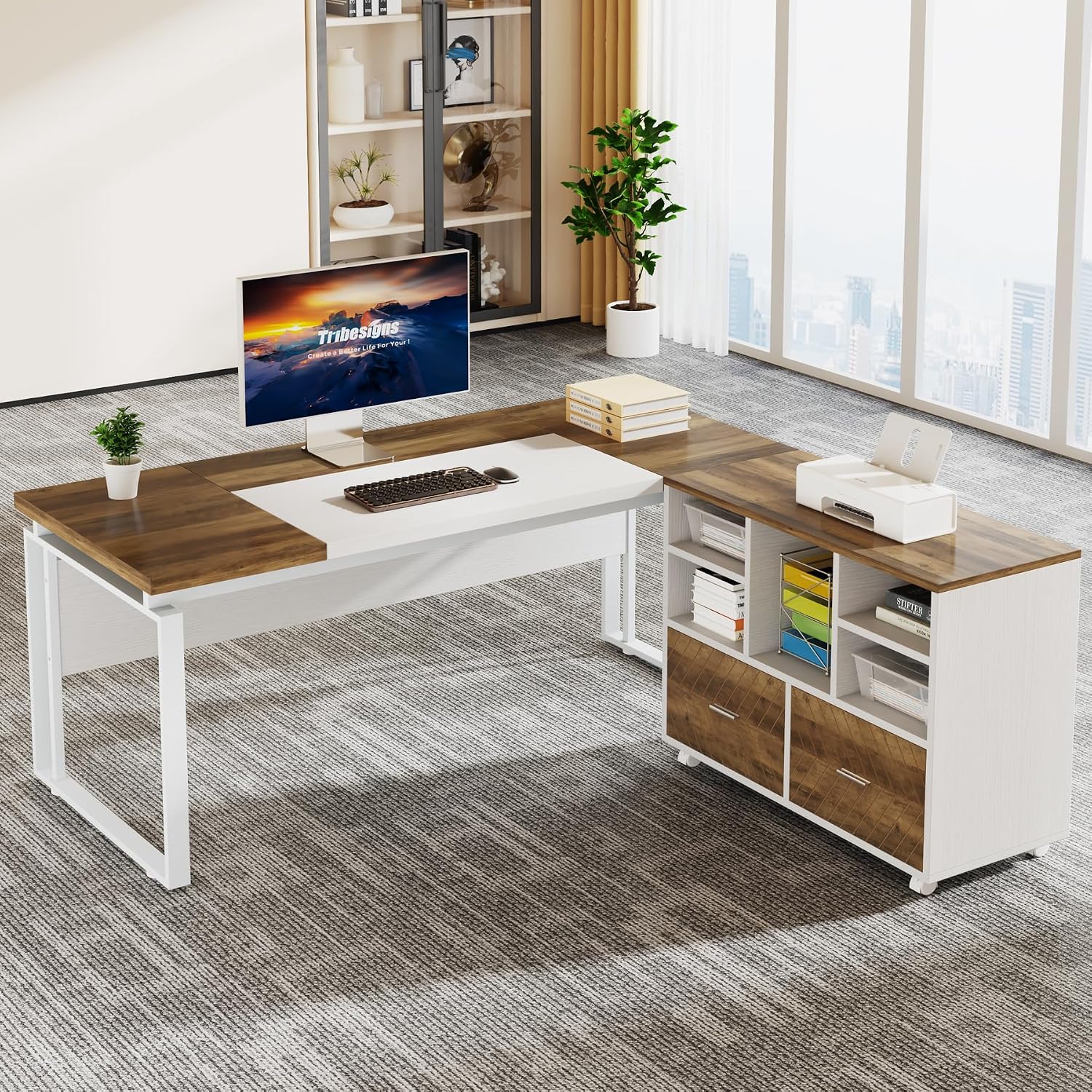 Archivador de Madera de 2 Cajo - File Cabinet Lateral reseña y precio