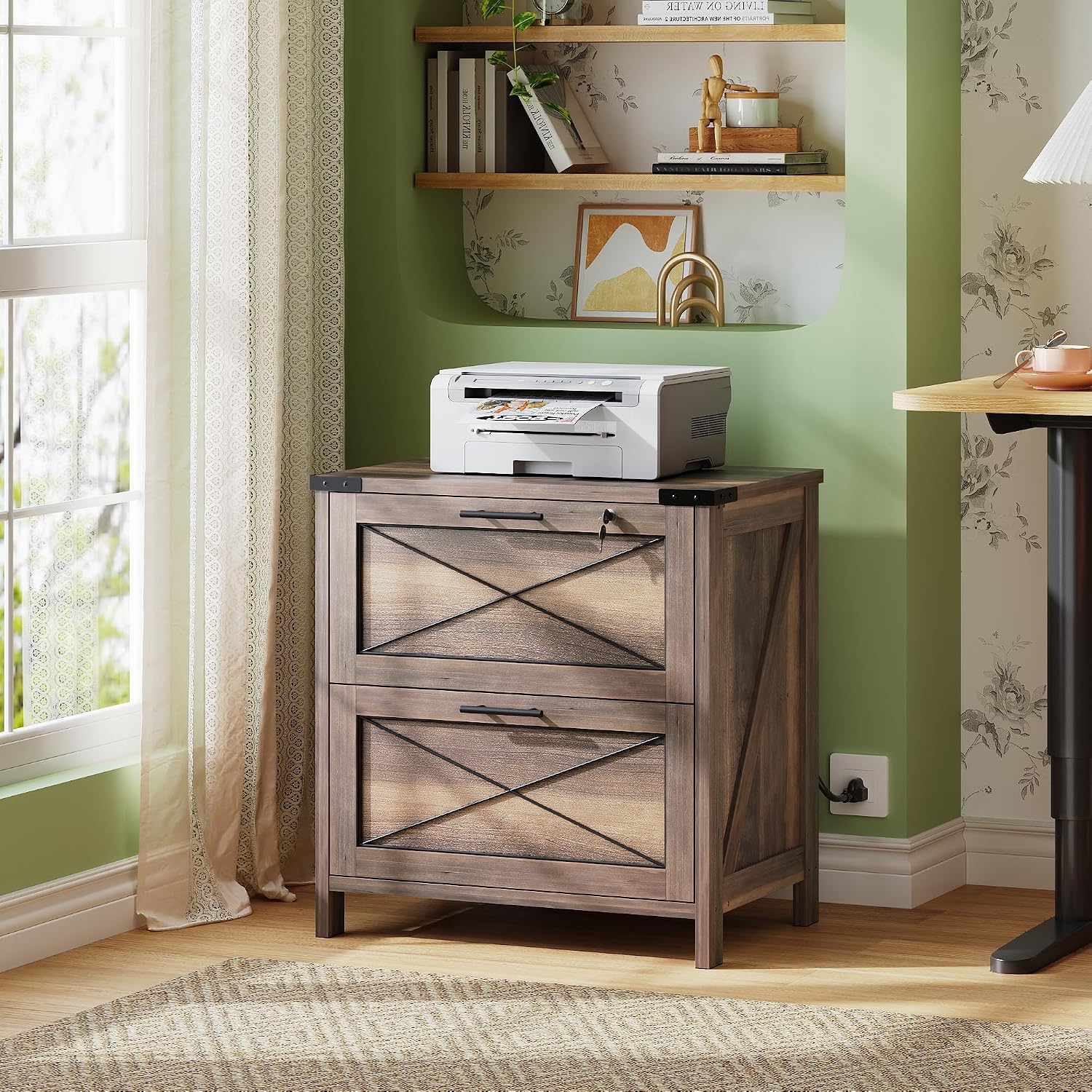 Archivador lateral de madera,  - File Cabinet Lateral reseña y precio