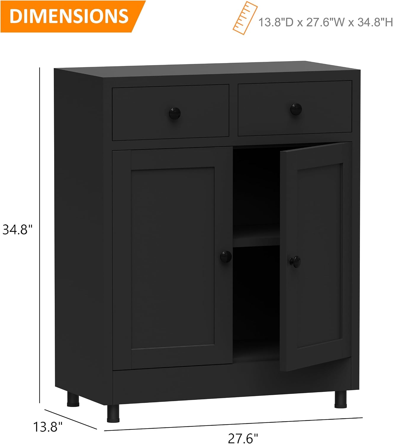Armario de Almacenamiento Metá - Credenza Office Storage reseña y precio