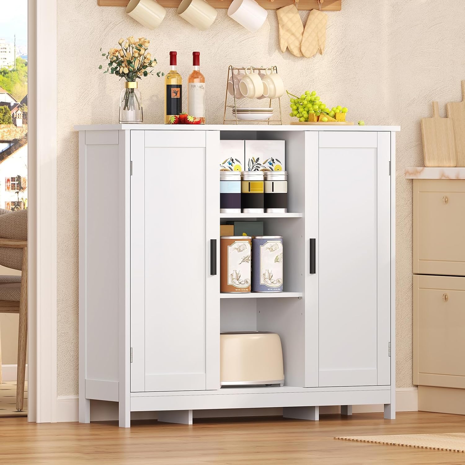 Mueble de Almacenamiento con P - Credenza Office Storage reseña y precio