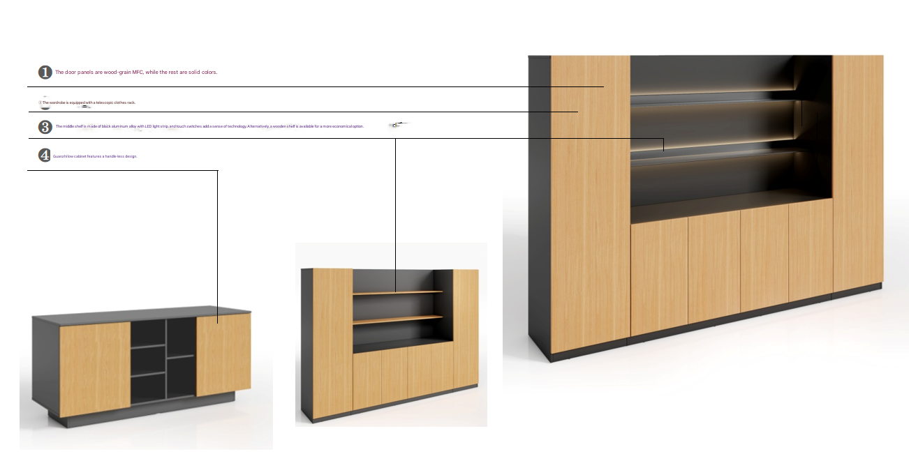 Archivador credenza MFC más ve - Credenza Office Storage reseña y precio