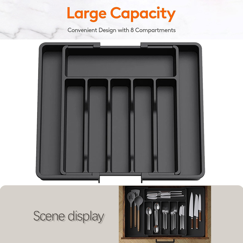 Bandeja Expandible para Utensi - Drawer Organizer Tray reseña y precio
