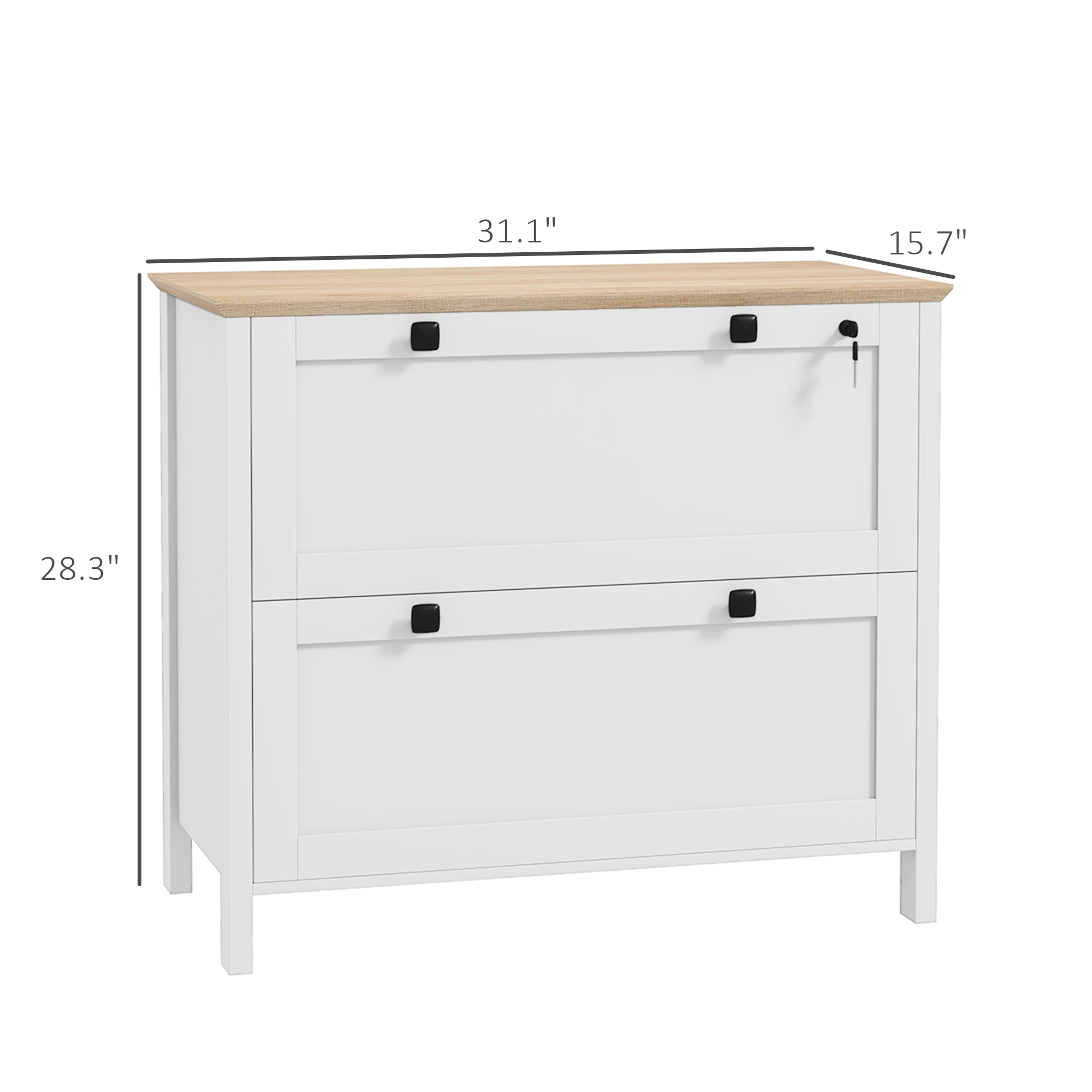 Archivador de 2 cajones con ce - File Cabinet Lateral reseña y precio