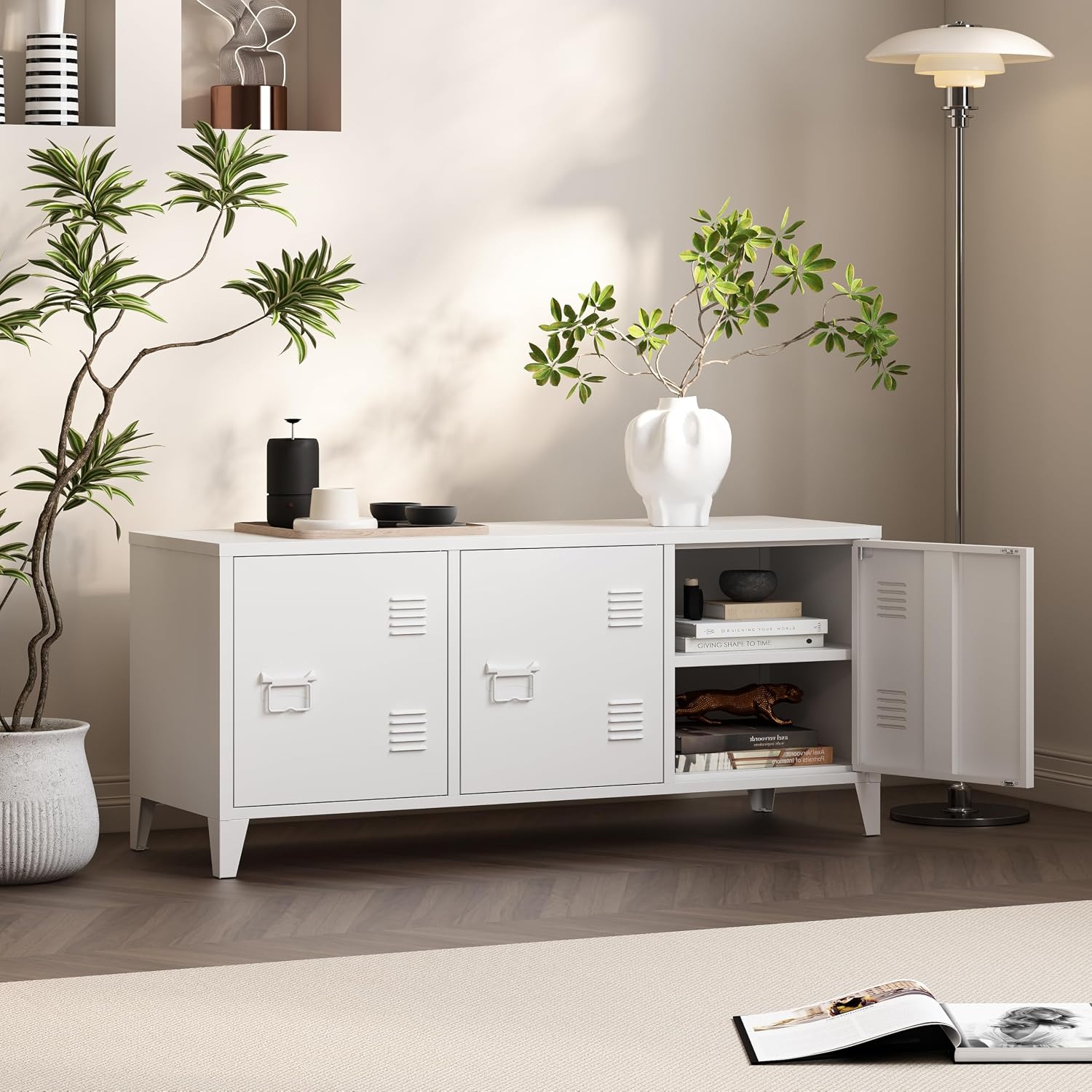 Centro de entretenimiento mode - Credenza Office Storage reseña y precio